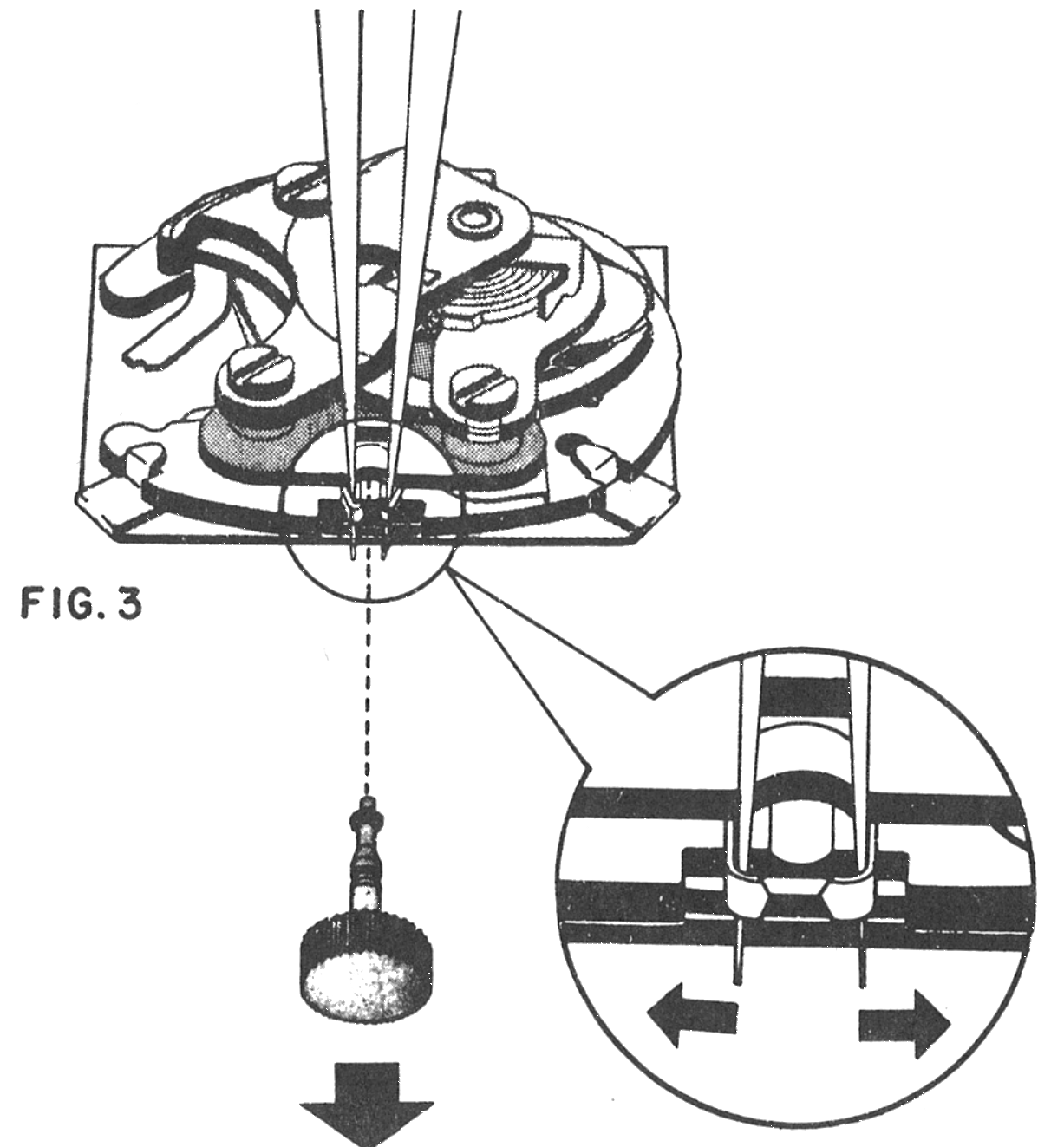 Spreading the ears of the stem bracket