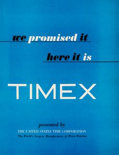 1949 Introducing Timex, cover