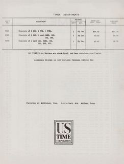 1950 Price List, page 2