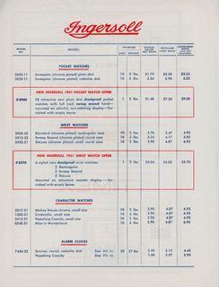 1951 Price List, page 2