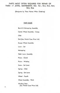 1959-62 Parts Catalog, page 9