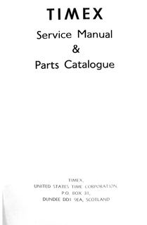 1960 – 68 UK Parts Catalog, cover