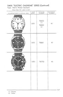 1961 – 71 Models Catalog, page 27