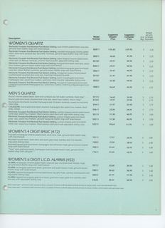 1981 Price List, page 5