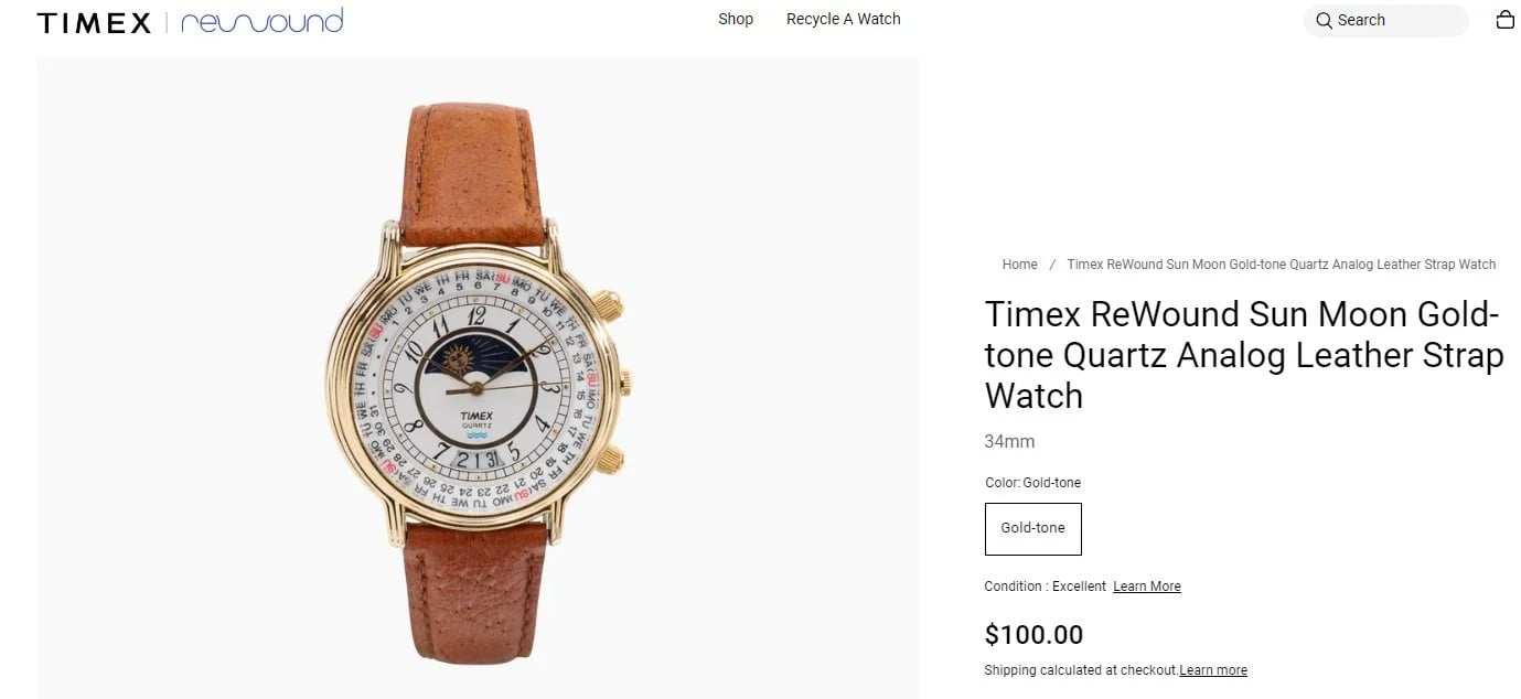 Introducing Timex Rewound - The world’s first circular program for watches