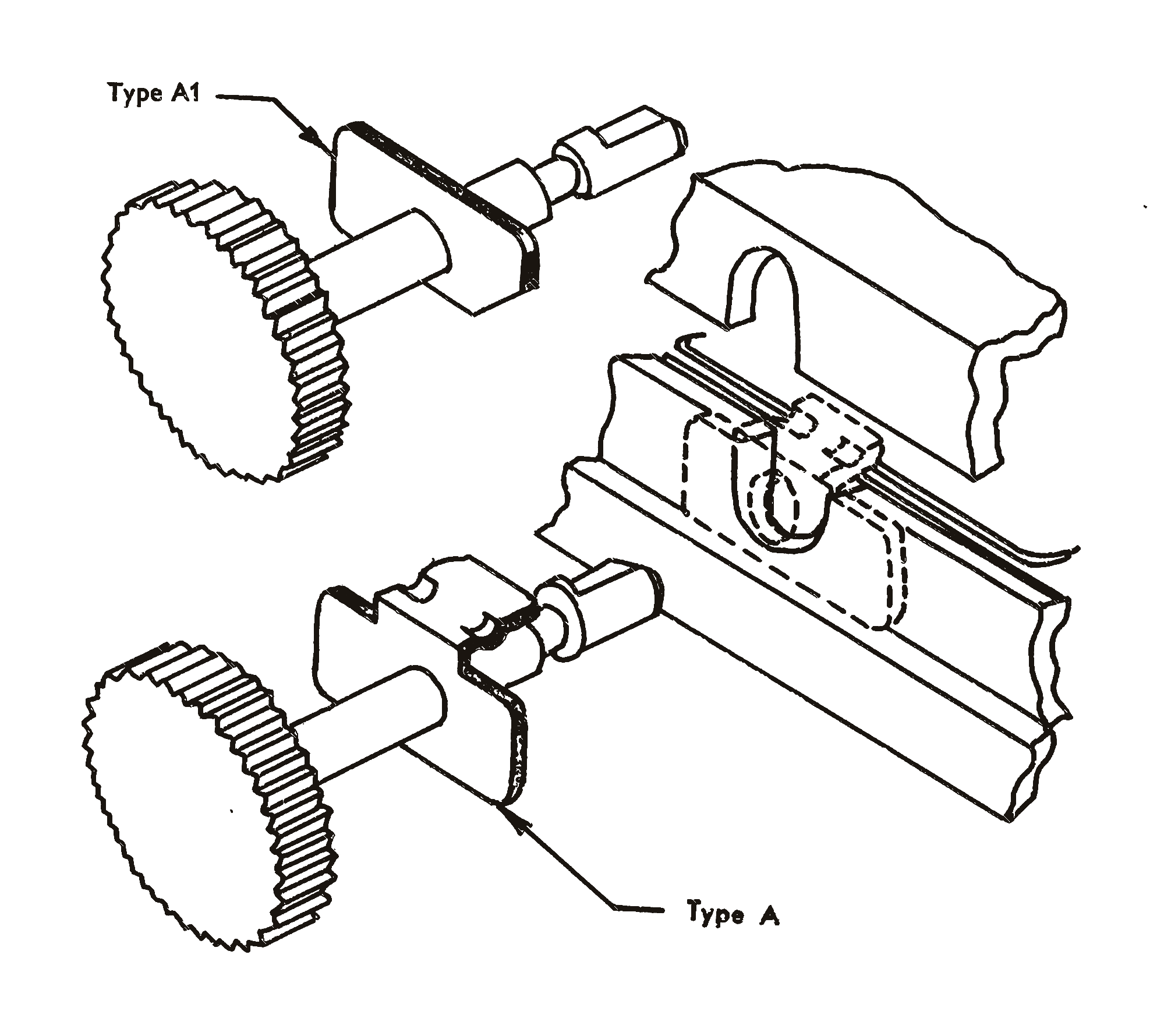 Dust seal location, Plate III