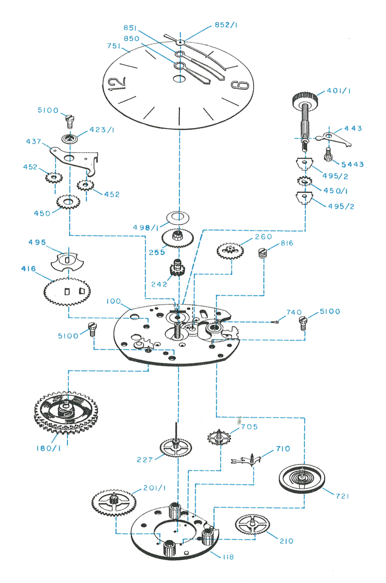 Model 24 Exploded View, all 31 components