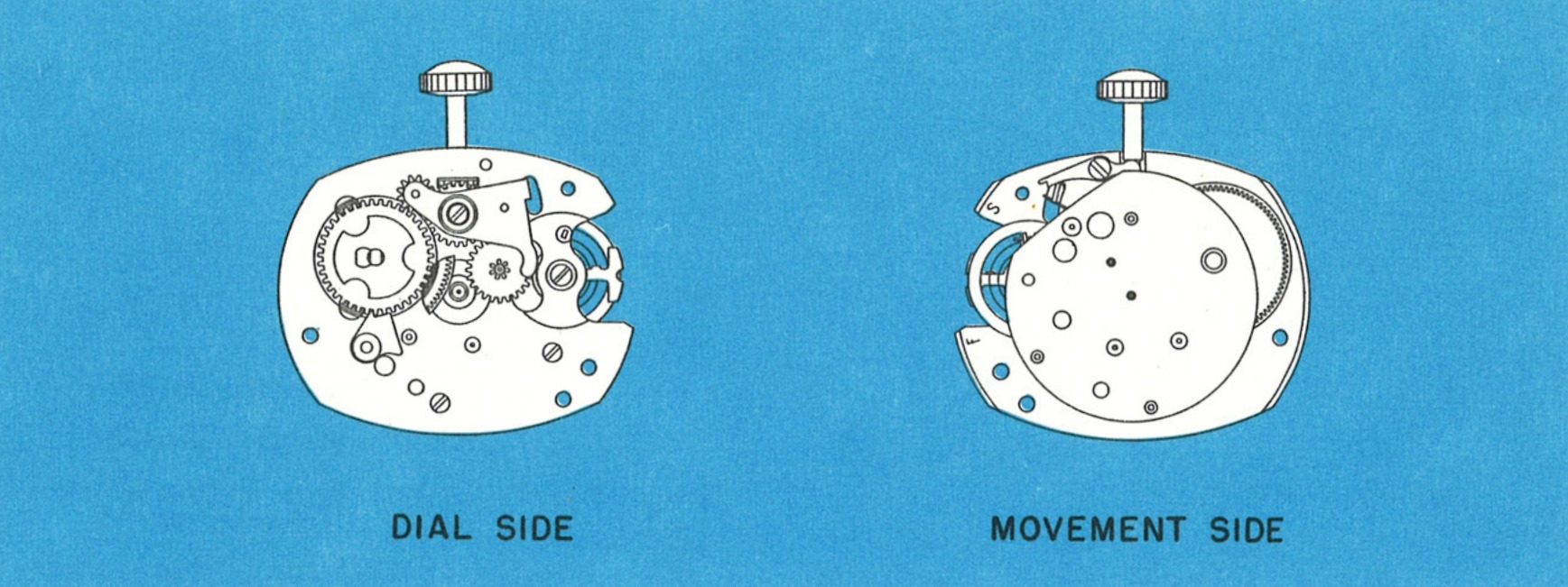 Model 24 Dial Side and Movement Side