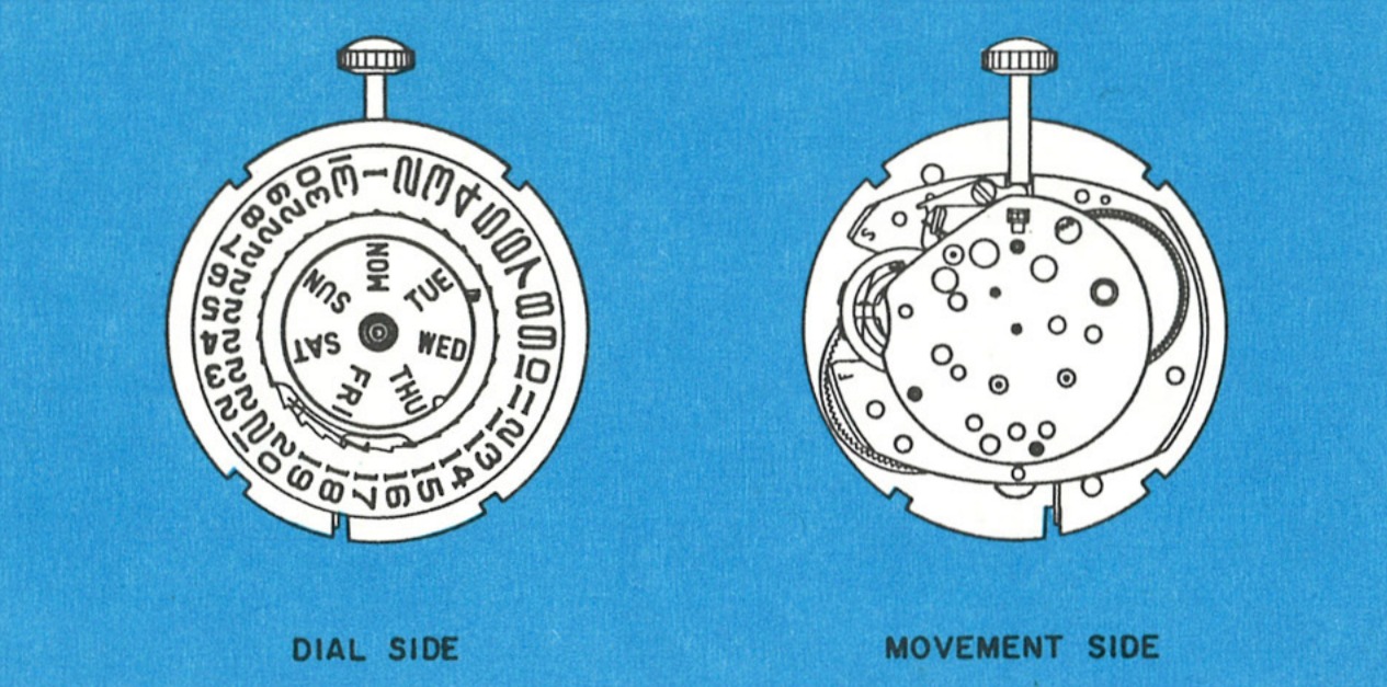 Model 27 movement, dial side and movement side