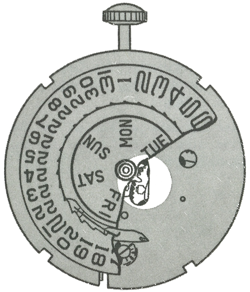 Model 27 day ring and day pinion