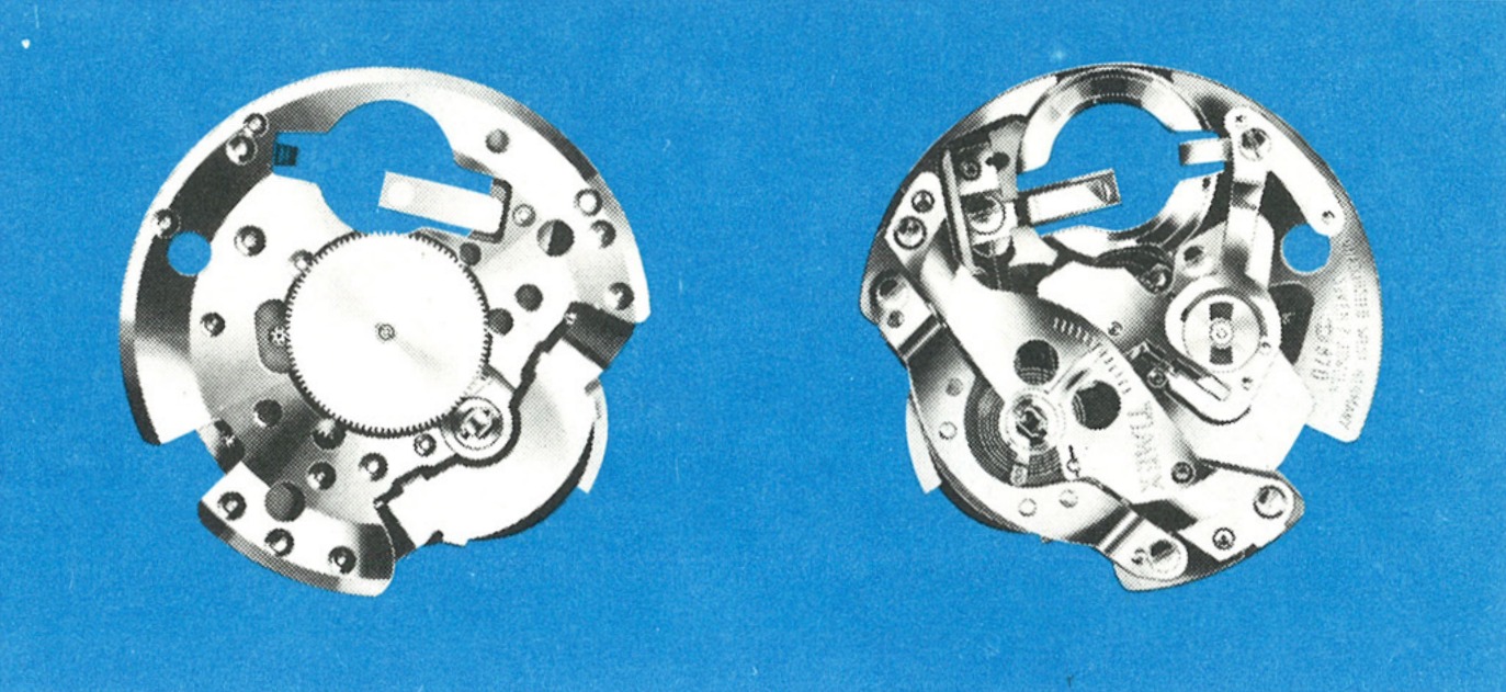 Model 84 movement, dial side and movement side