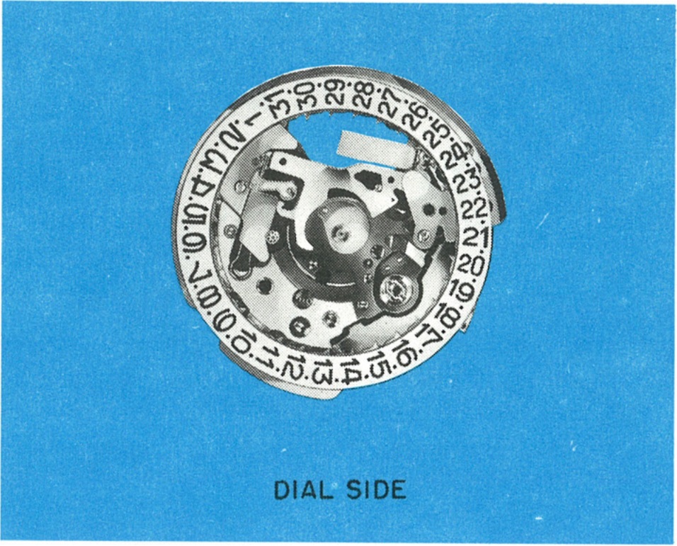 The Model 85 movement, dial side and movement side
