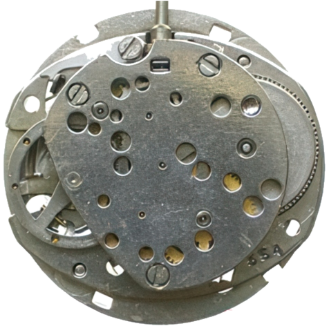 Timex M100, movement side