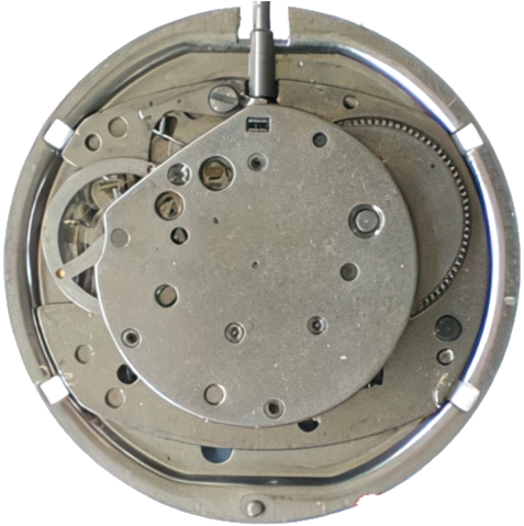 Timex Model 106, movement side