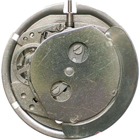 Timex Model 107, movement side
