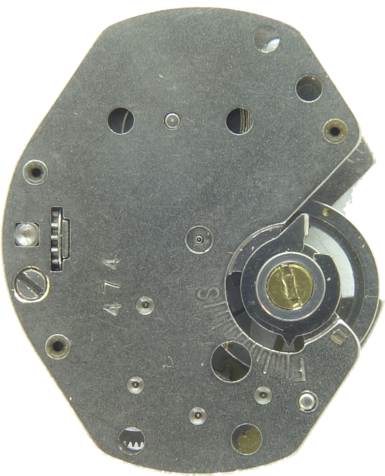 Timex M23, movement side