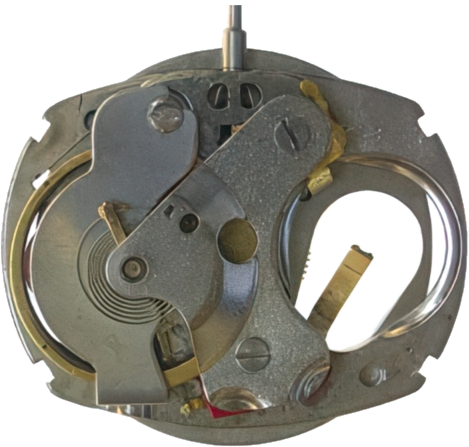 Timex Model 253, movement side