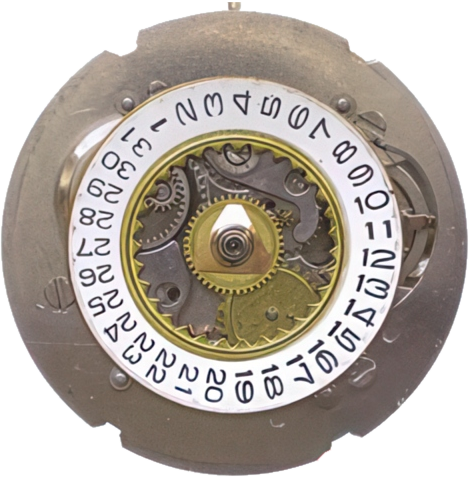 Timex Model 32, dial side