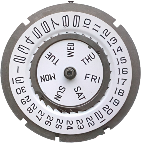 Timex M33, dial side