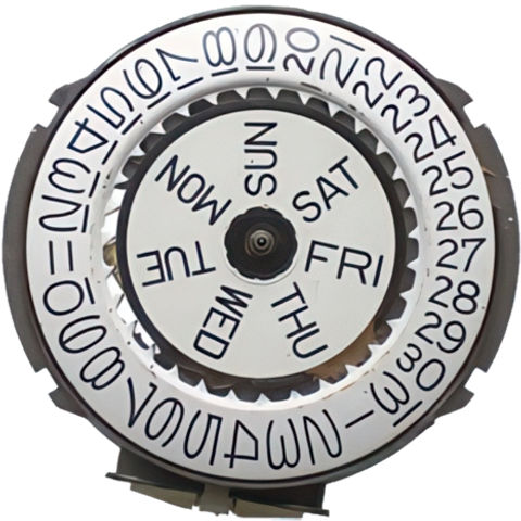 Timex M64, dial side
