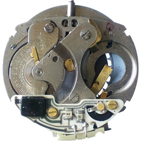 Timex M64, movement side