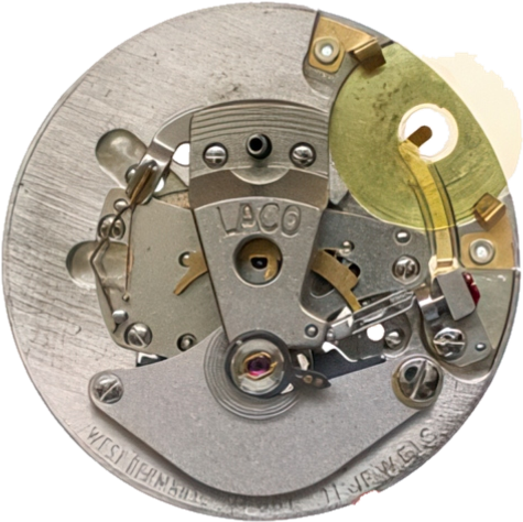 Timex M67, movement side