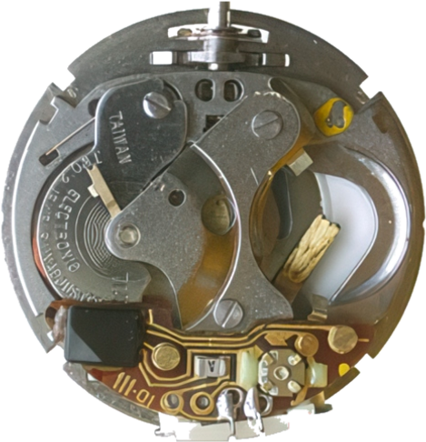 Timex M73, movement side