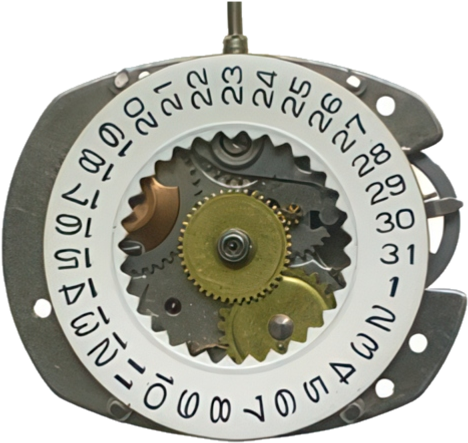 Timex Model 75, dial side