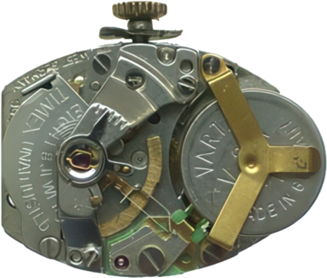 Timex M82, movement side